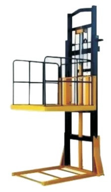 Single mast goods lift