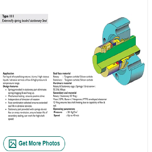 Spring Loaded Stationary Seal