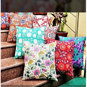 Jaipuri Handblock Print Cushion Cover