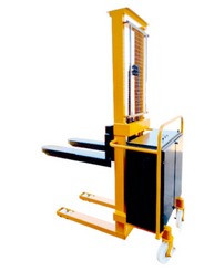 Semi battery stacker