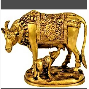 Brass Kamdhenu Cow