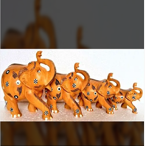 Wooden Carving Elephant