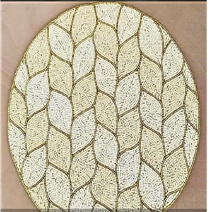 Beaded Placemat Round