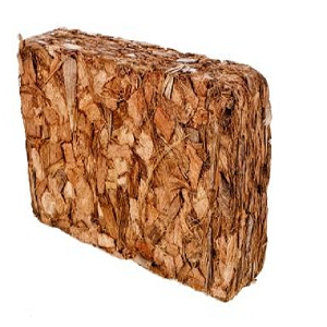 coco husk chip block